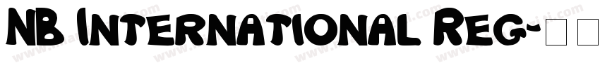 NB International Reg字体转换